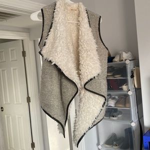 Faux fur style vest
